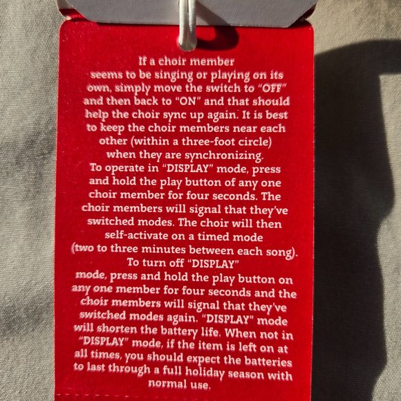 Hallmark 2012 Wireless Children's Angel Choir Pageant Animated Musical - Picture 12 of 13